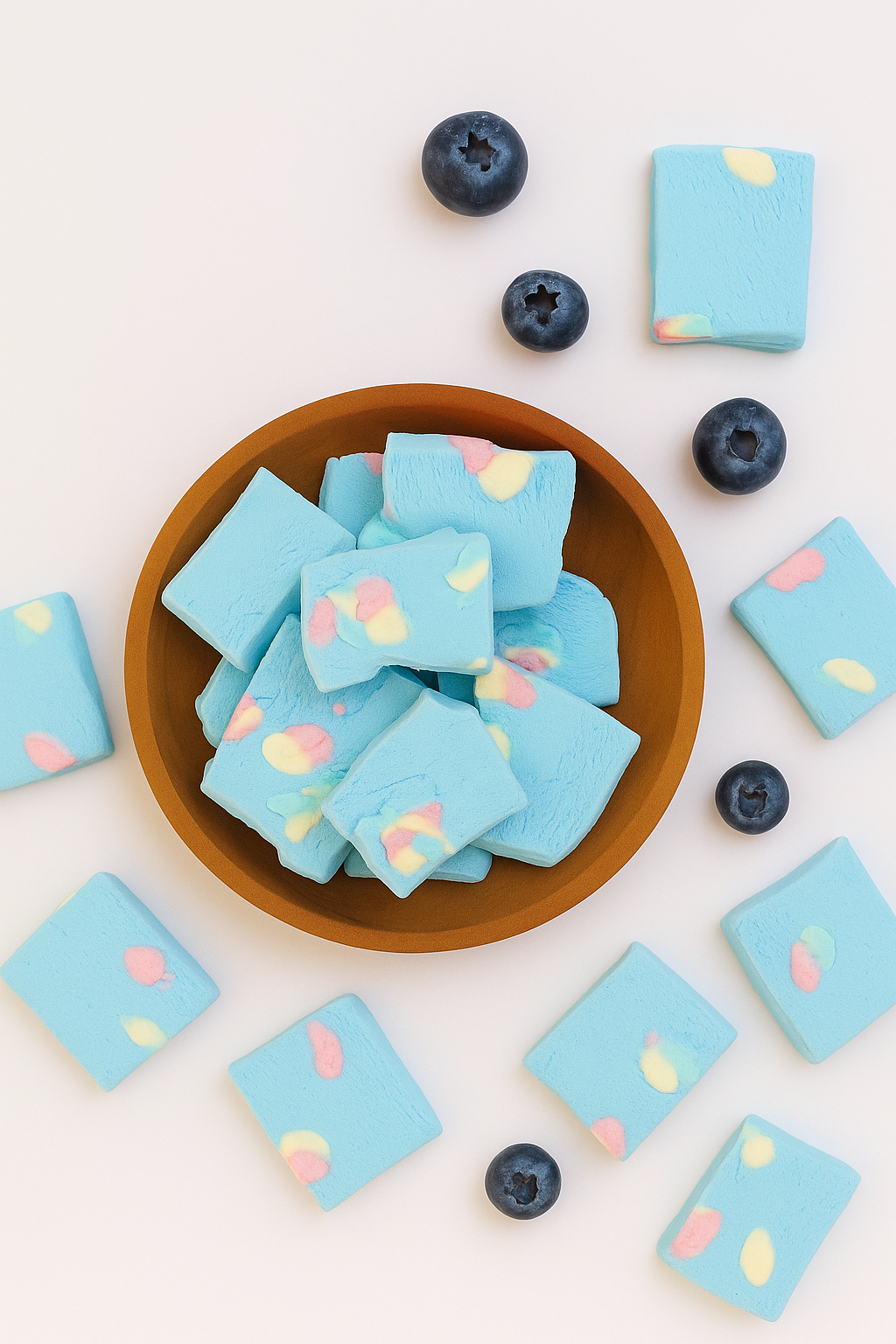 ايس كريم بلو بيري مارشملو