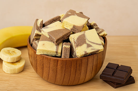ايس كريم شوكولاته بالموز