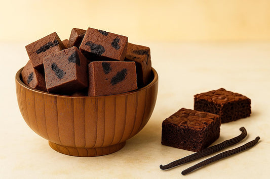 ايس كريم نسكافية بقطع البراوني