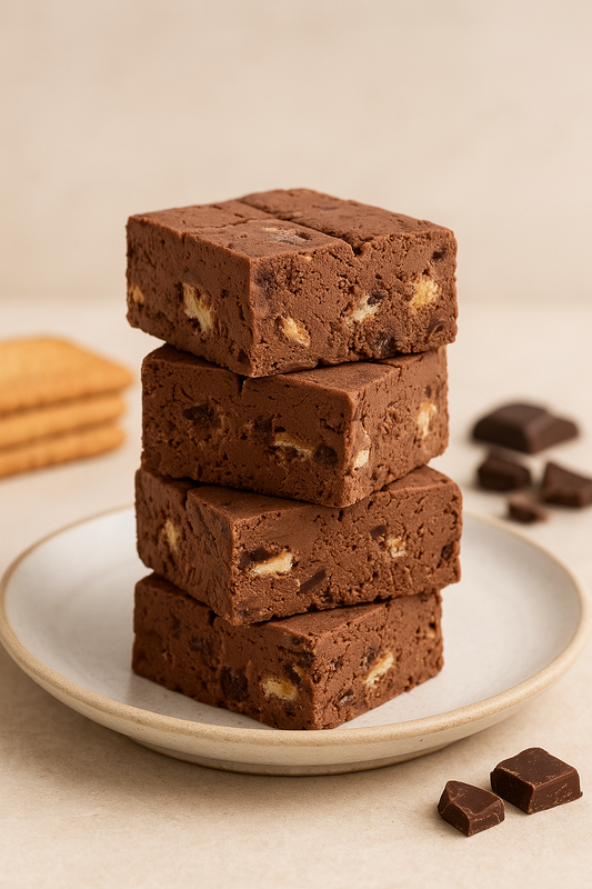 ايس كريم شوكلاتة بقطع السكوت و الكاكاو